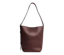 Mittelgroße Tasche aus glänzendem Leder Voyou