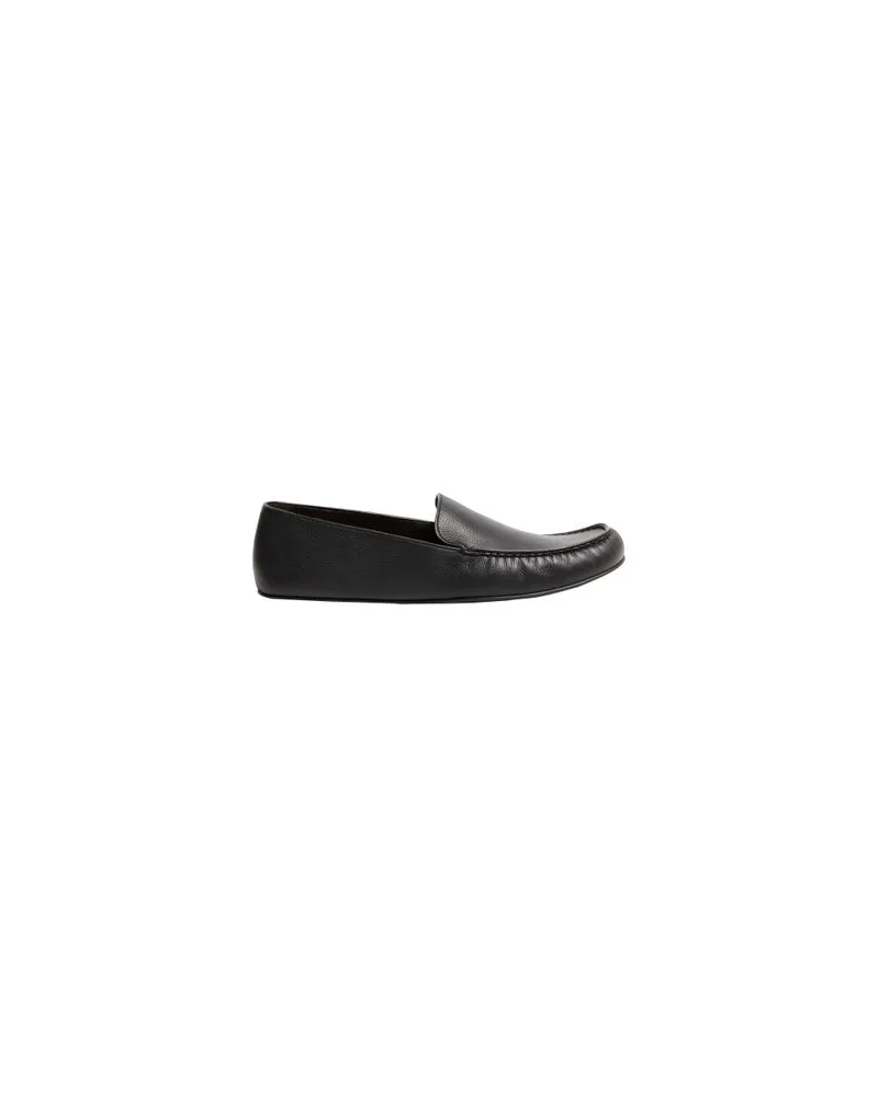 The Row Leo loafers in leather Black