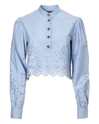 Altuzarra Langarm-Top Margot Blue