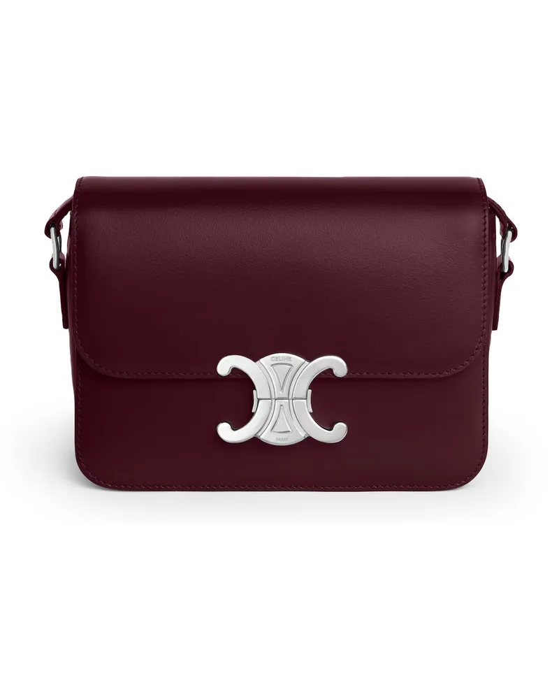 Celine Teen Triomphe tasche aus glänzendem kalbsleder 