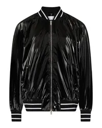 Alexander McQueen Oversized Bomberjacke Black