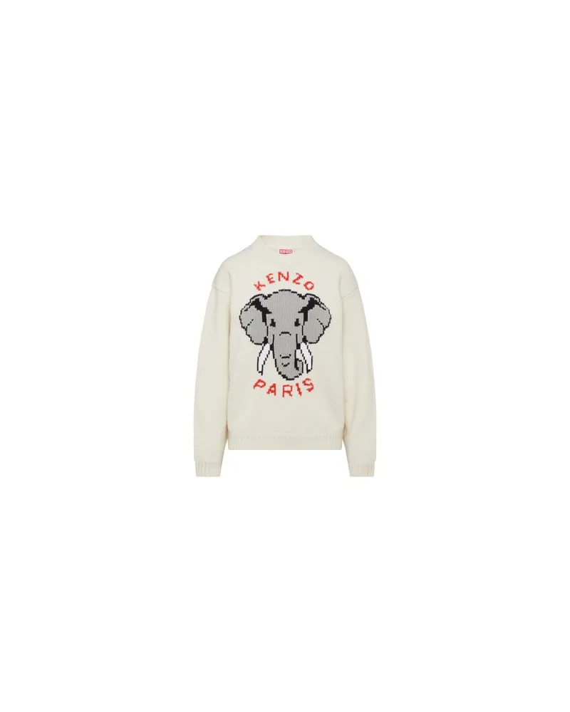 Kenzo Pullover Kenzo Pixel Off-white