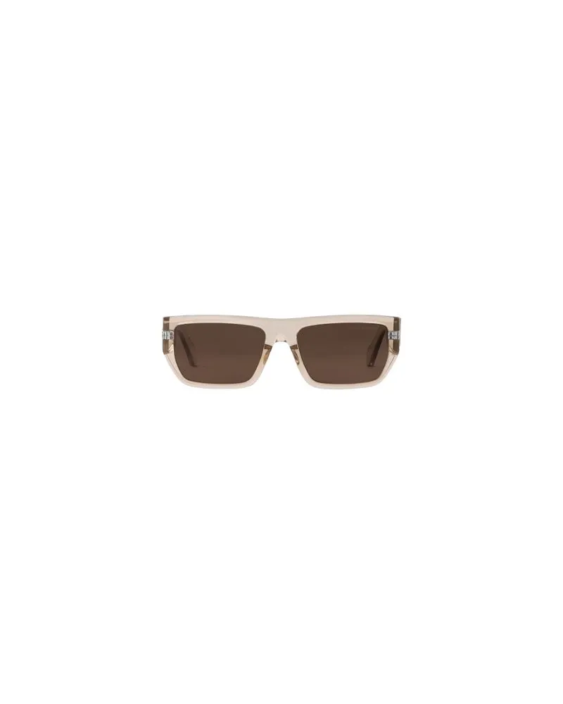 Louis Vuitton LV Flower Low Square Sonnenbrille White