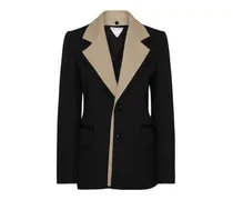Taillierte Kostümjacke in wolle