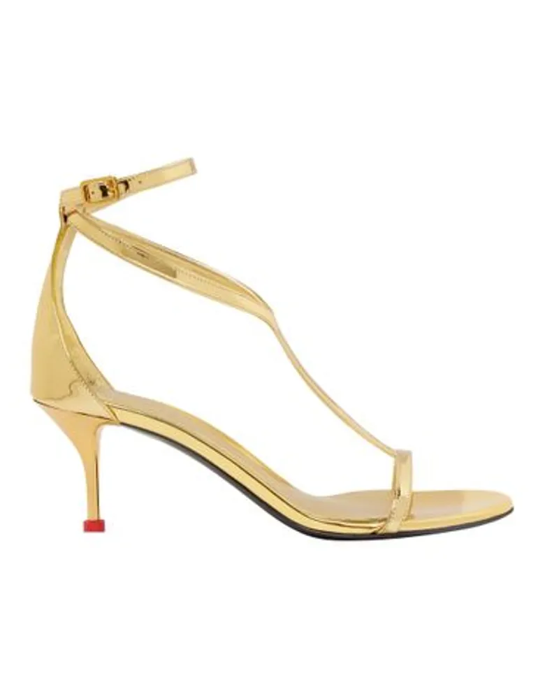 Alexander McQueen Sandalen Harness Gold