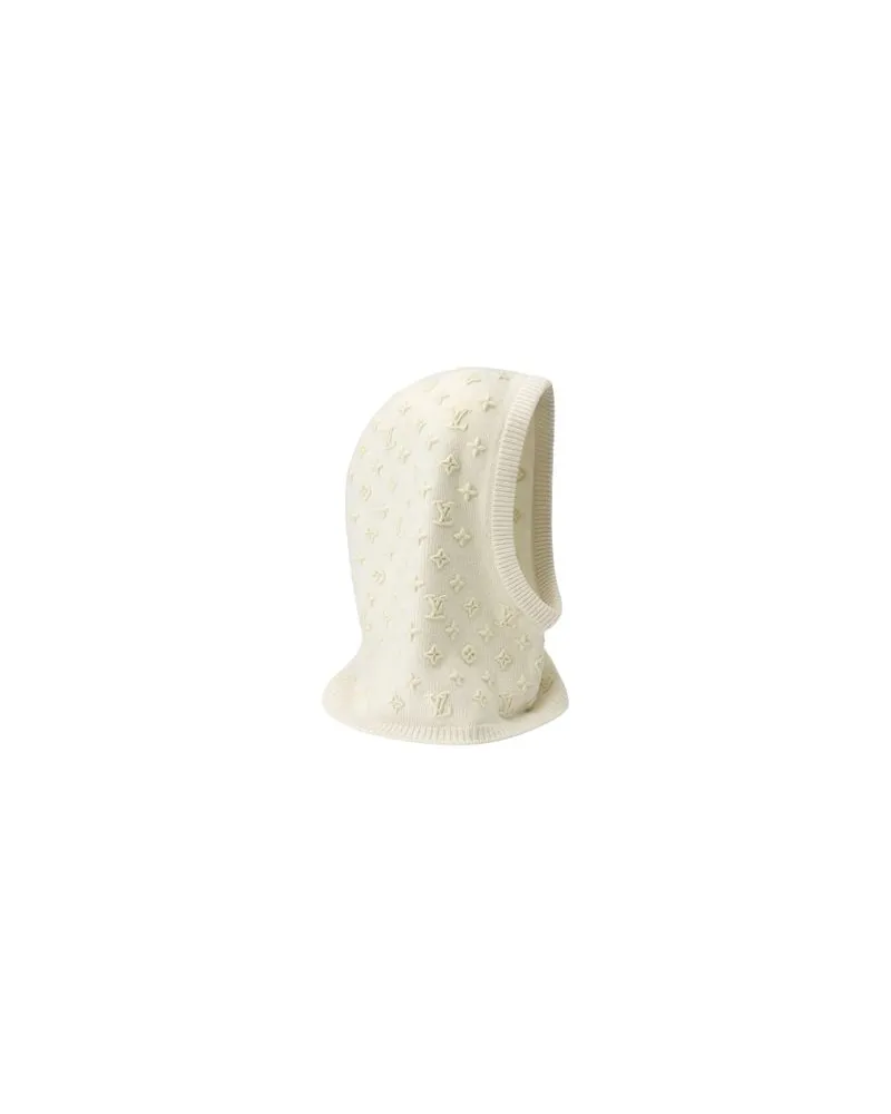 Louis Vuitton LV Monogram 3D Balaklava White