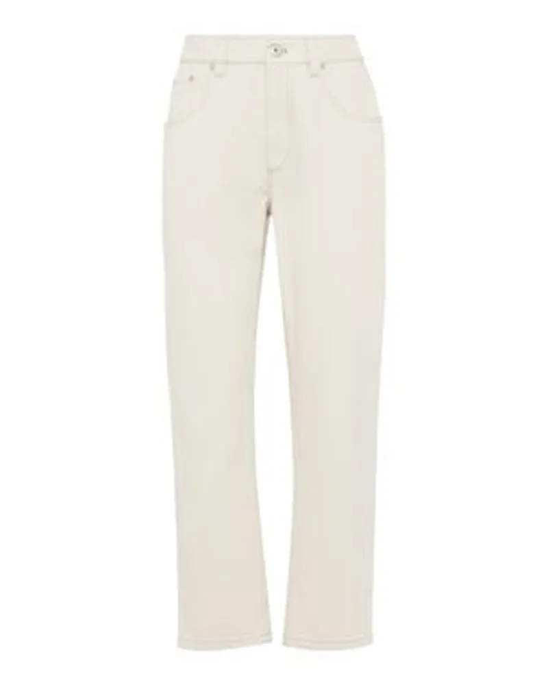 Brunello Cucinelli Straight-Hose White