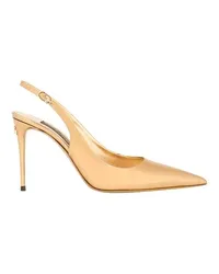 Dolce & Gabbana Slingback-Pumps Gold