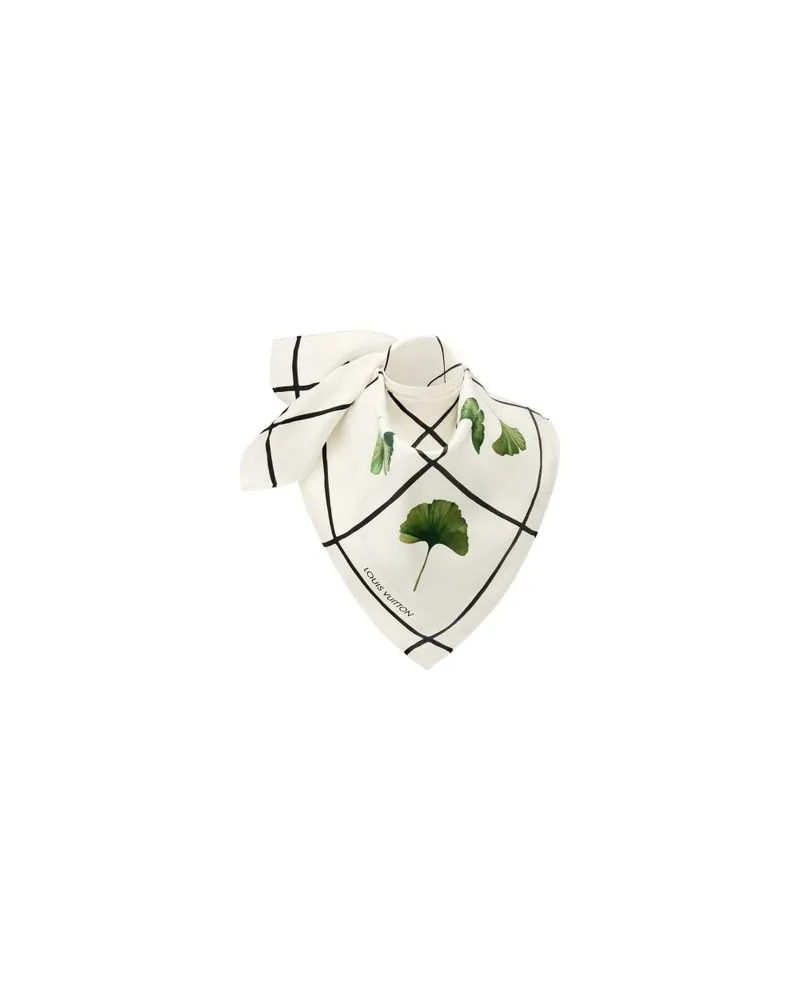 Louis Vuitton Printemps By Jean-Pierre Raynaud Carré 90 White