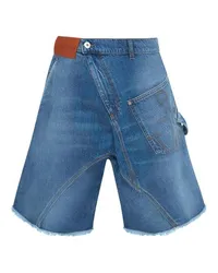 J.W.Anderson Workwear-Jeansshorts mit Twist Blue