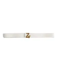 Zadig & Voltaire GÃ¼rtel mit ZV-Initiale La Belt White