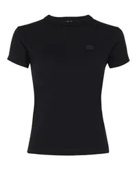 Acne Studios Kurzarm-T-Shirt Emmbar Face Black