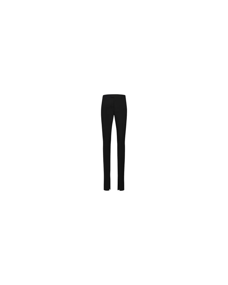 Ann Demeulemeester Skinny-Fit-Hose mit Schlitz Wina Black