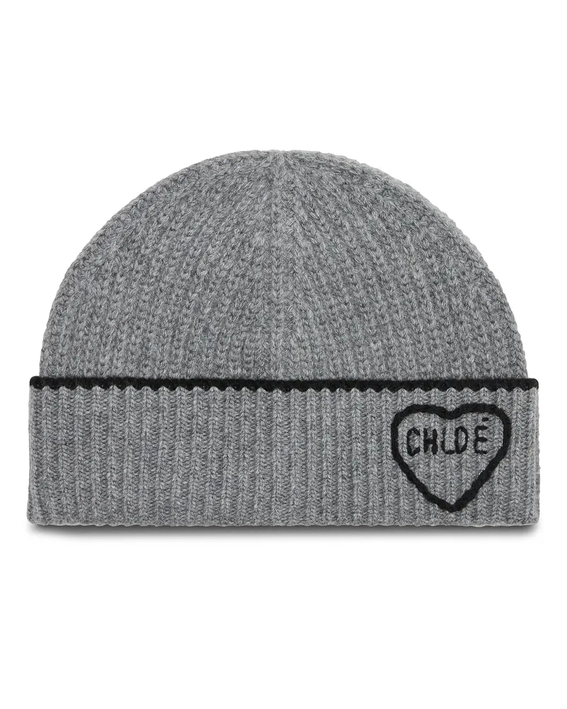 Chloé Mütze Chloé Encoeur Grey