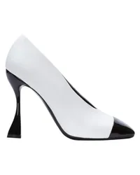 Balmain Zweifarbige Pumps Eden White