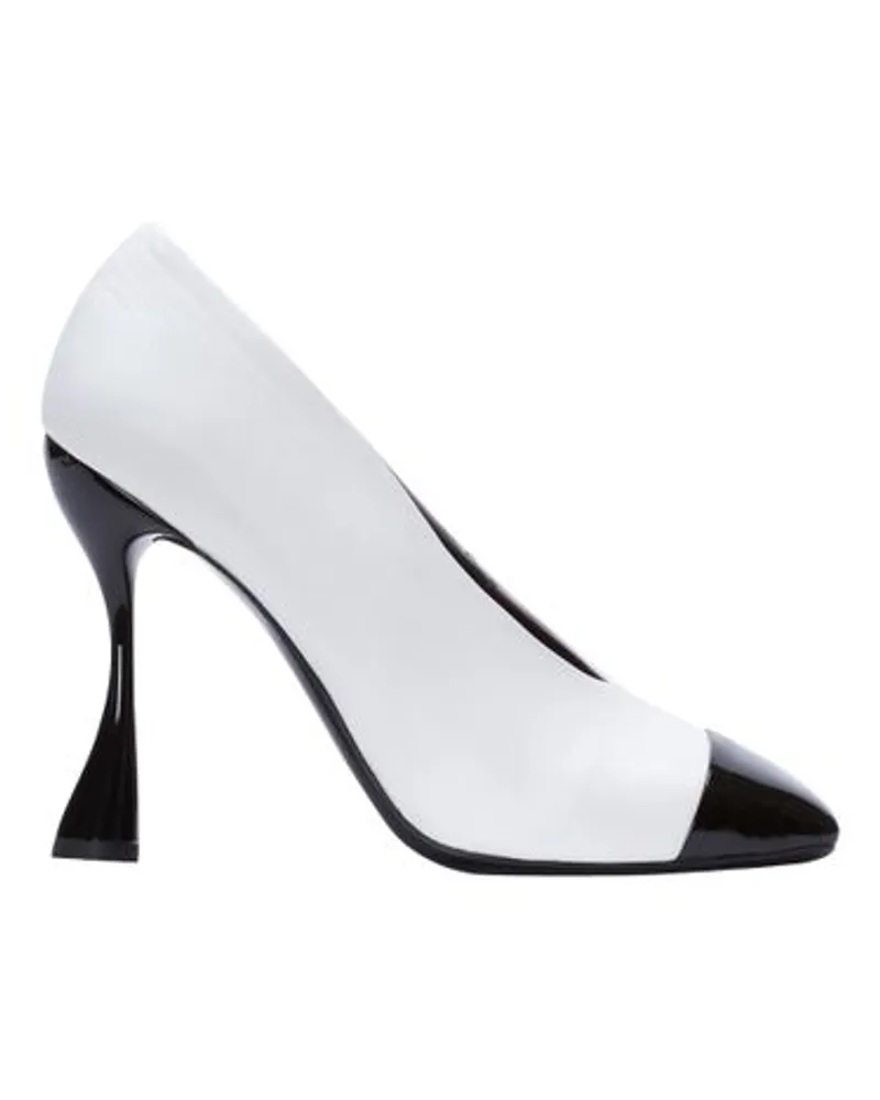 Balmain Zweifarbige Pumps Eden White