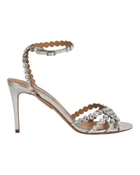 Aquazzura Sandalen Tequila 85 Silver