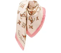 Monogram Flowers Tuch