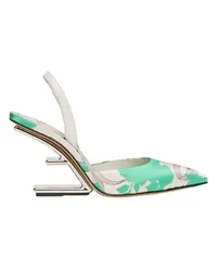 Fendi Fendi First Slingback Green