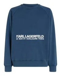 Karl Lagerfeld Rue St-Guillaume Gewaschenes Sweatshirt Black