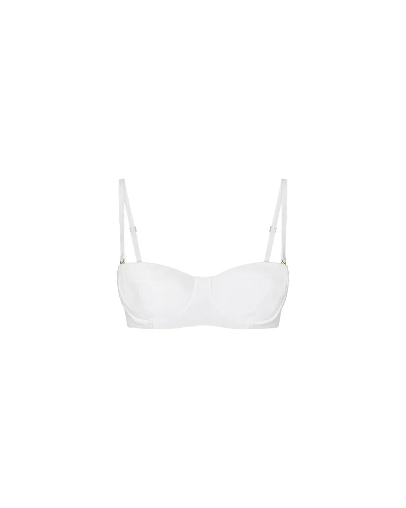 Dolce & Gabbana Balconette-Bikinitop White