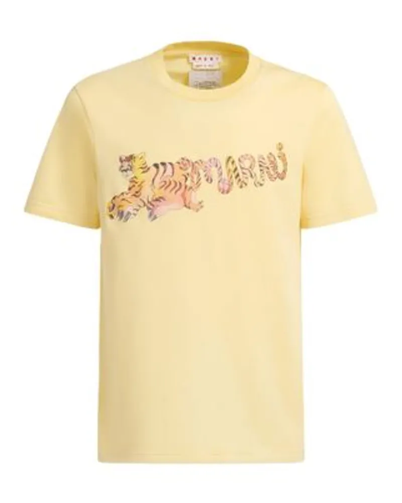 Marni T-Shirt Regular Fit Yellow