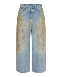 Acne Studios Super Baggy Fit Jeans Penicillin Blue