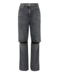 J.W.Anderson Bootcut-Jeans mit ausgeschnittenem Knie Grey