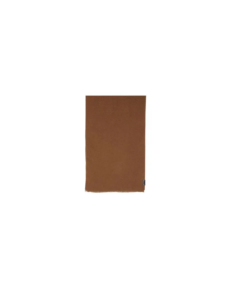 Christophe Lemaire Flauschiger Maxi Schal Brown