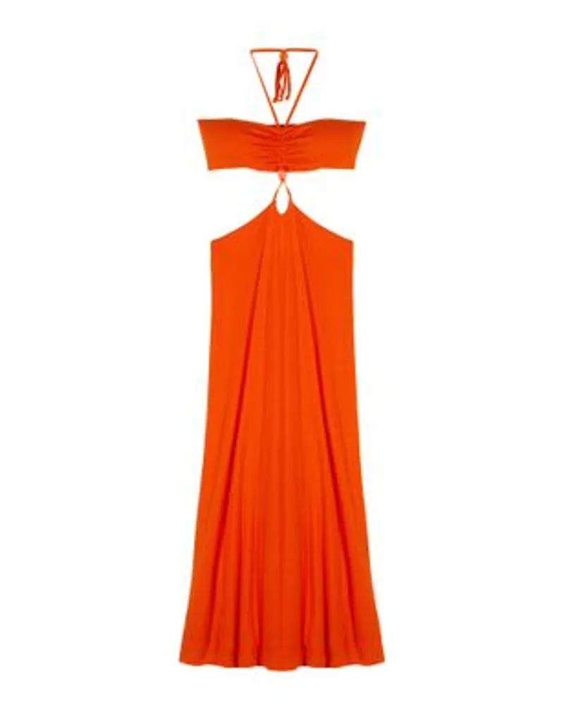 ba&sh Kleid Emma Orange