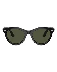 Ray Ban Runde Sonnenbrille Wayfarer Way Black