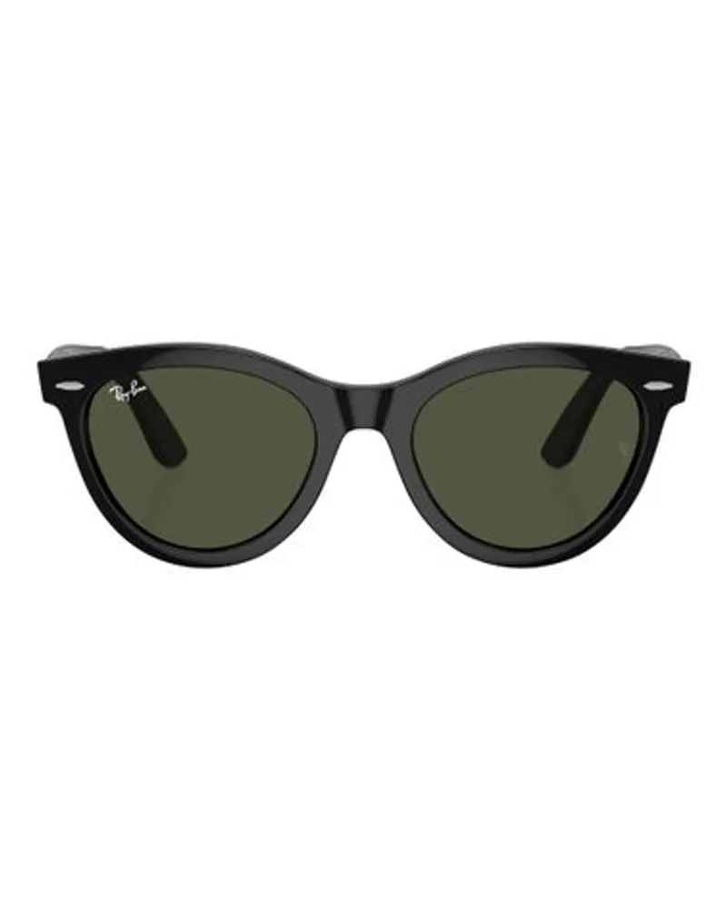 Ray Ban Runde Sonnenbrille Wayfarer Way Black