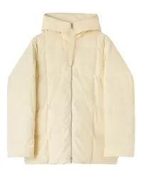 Jil Sander Gesteppte Daunenjacke Beige