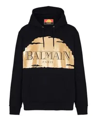 Balmain Disney X Balmain: König der Löwen - Hoodie mit Sunset-Druckmotiv Black