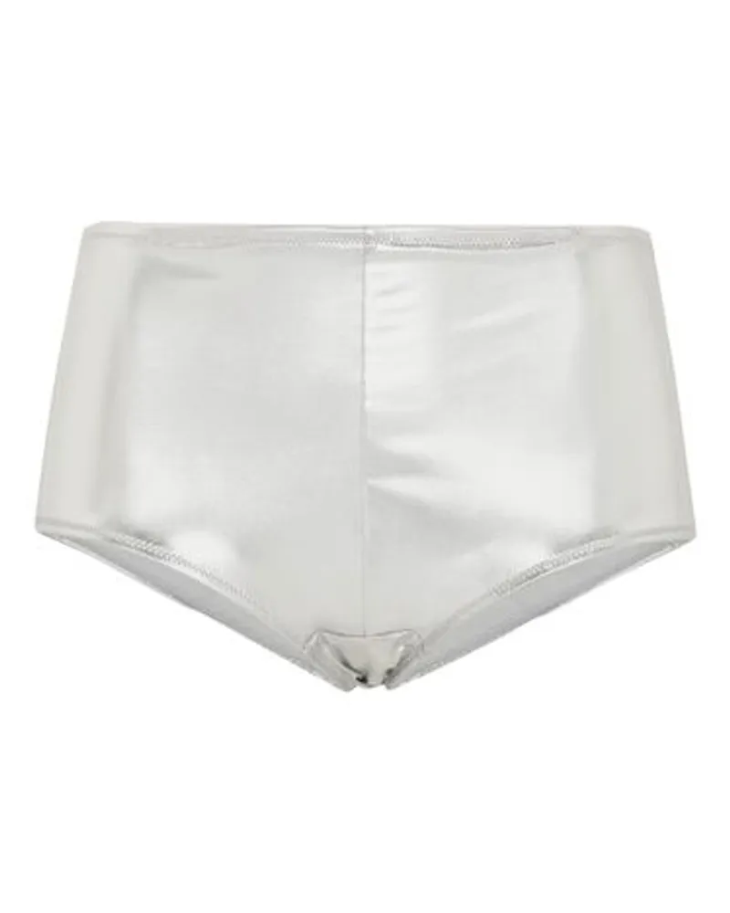 Dolce & Gabbana Panty mit niedrigem Bund Silver