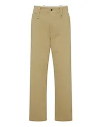 Burberry Gerade Hose Beige