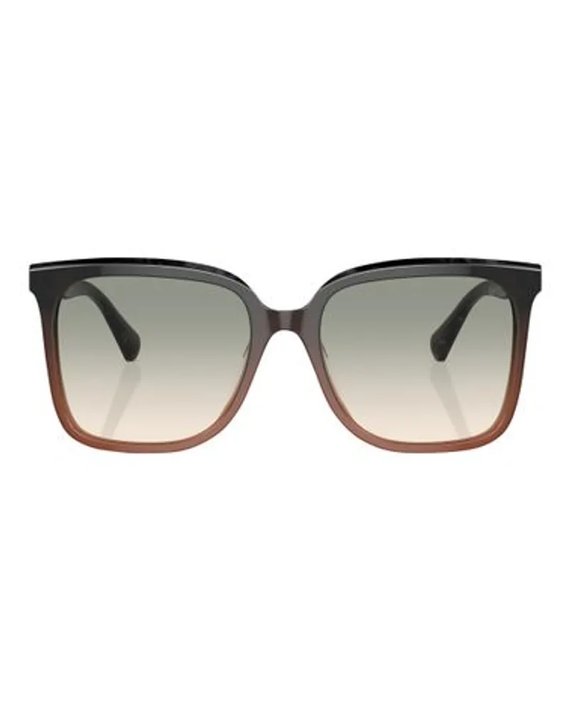 Brunello Cucinelli Sonnenbrille Square Brown