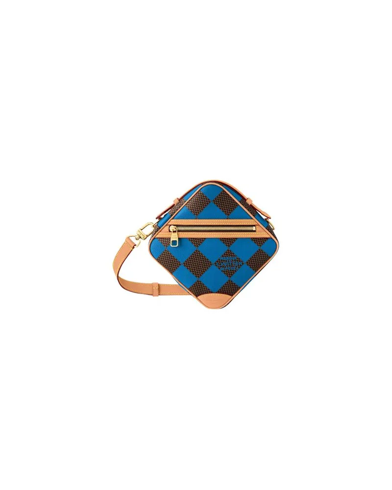 Louis Vuitton Gerader Mantel Blue