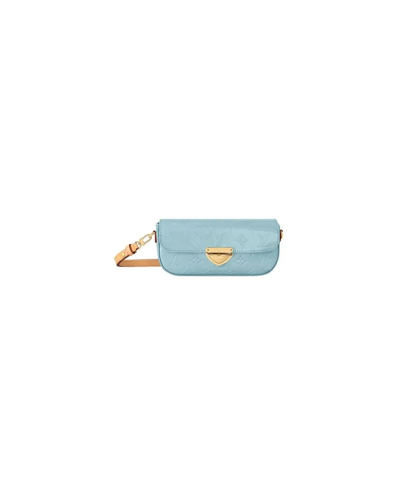 Louis Vuitton Gerader Mantel Blue