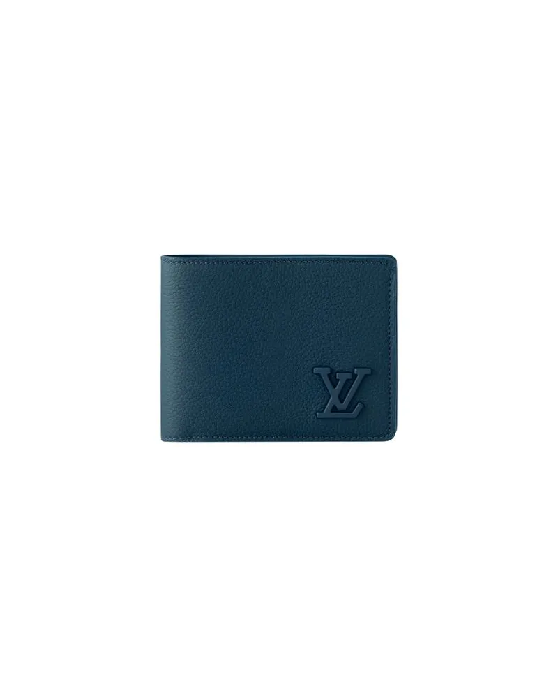 Louis Vuitton Gerader Mantel Blue