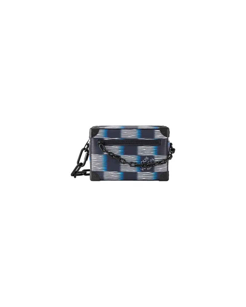 Louis Vuitton Gerader Mantel Blue