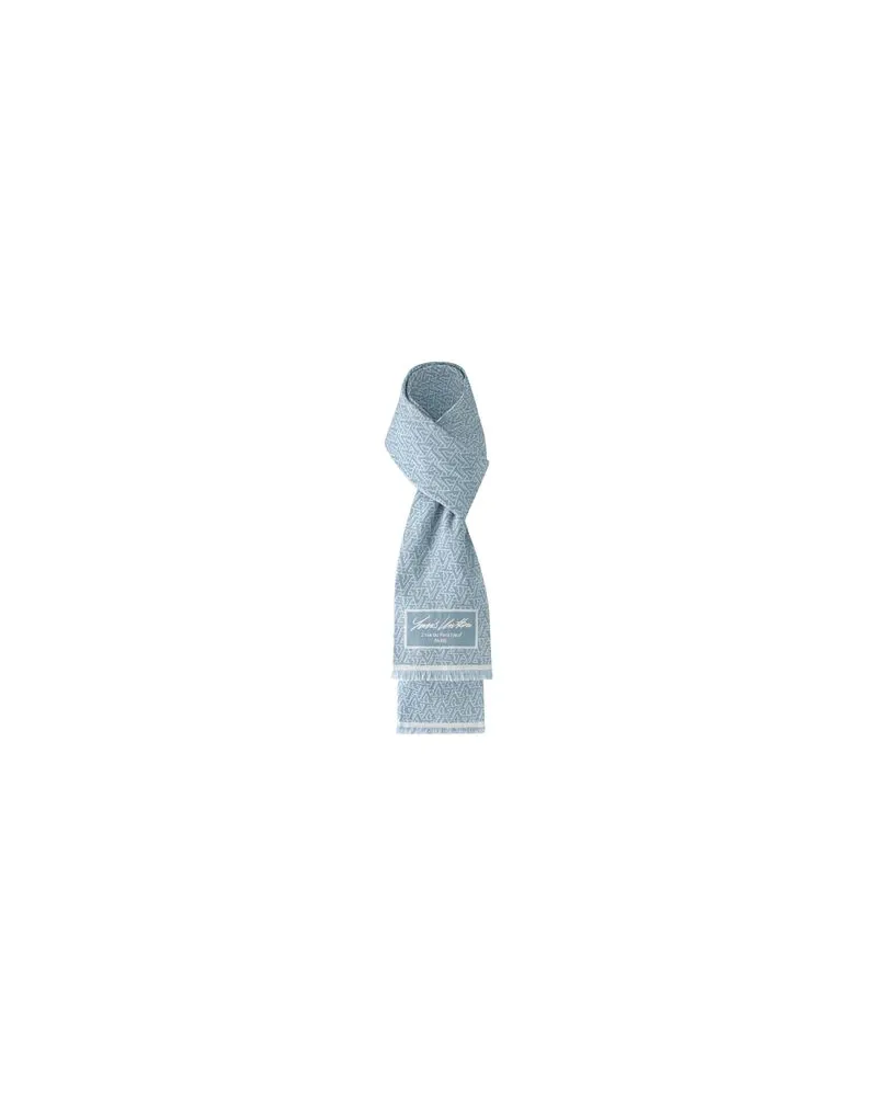 Louis Vuitton Gerader Mantel Blue