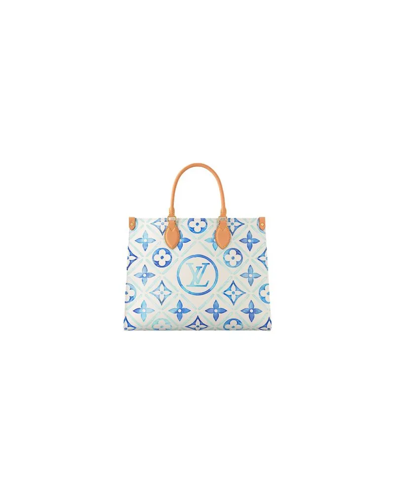 Louis Vuitton Gerader Mantel Blue