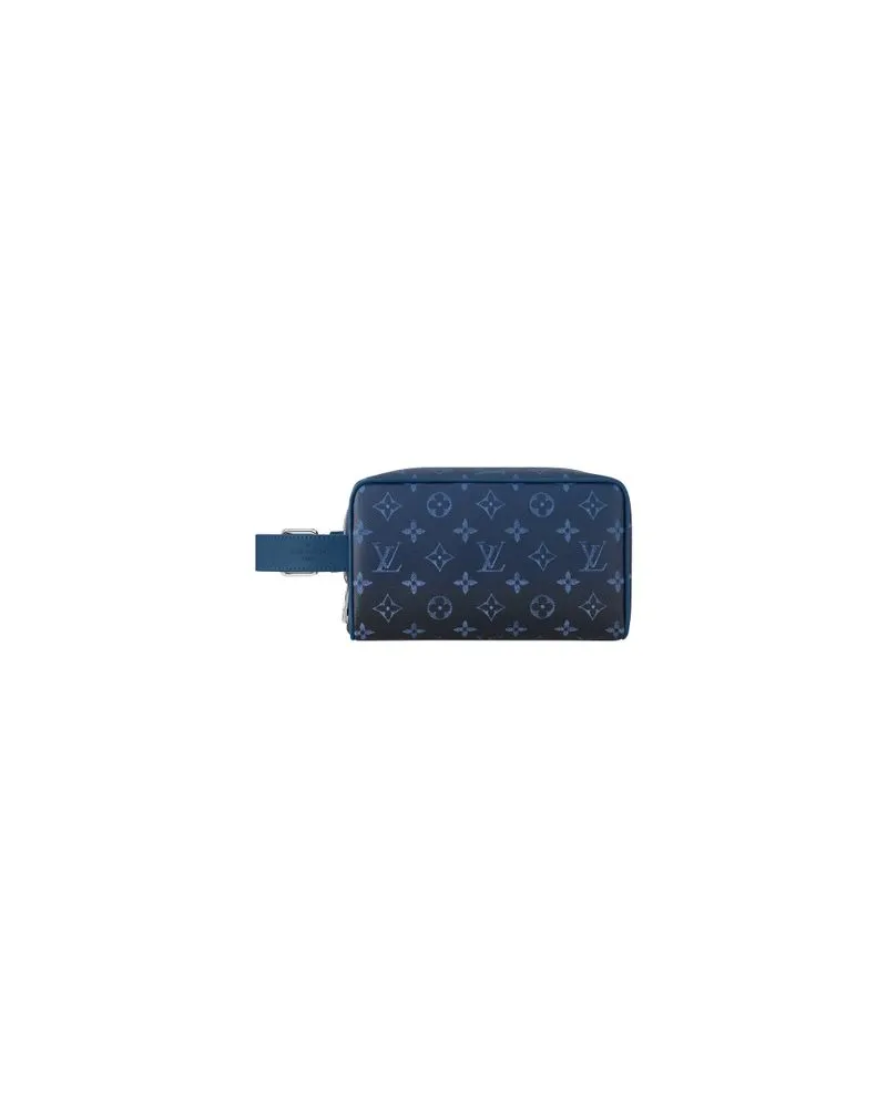 Louis Vuitton Gerader Mantel Blue