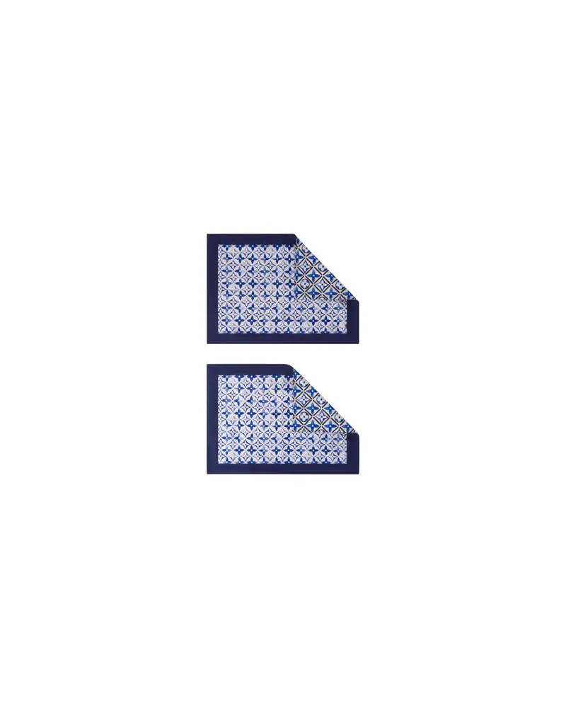 Louis Vuitton Gerader Mantel Blue