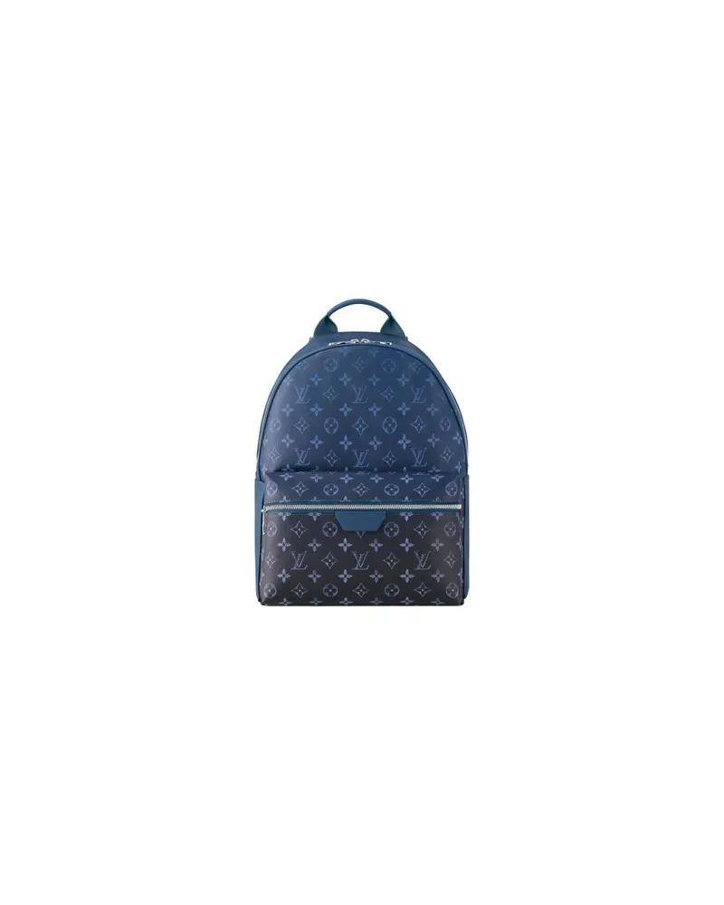 Louis Vuitton Gerader Mantel Blue