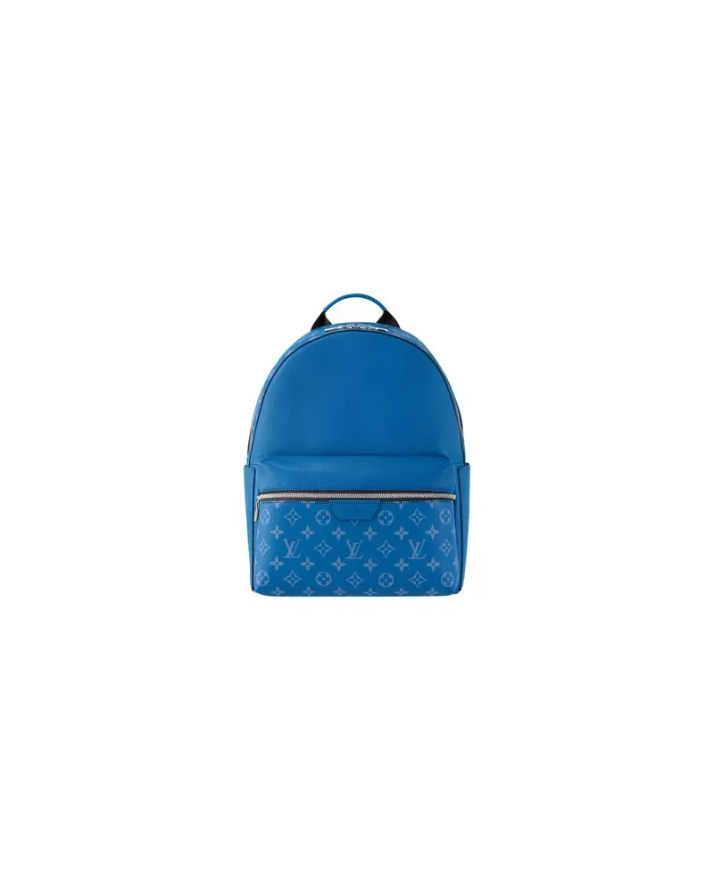 Louis Vuitton Gerader Mantel Blue