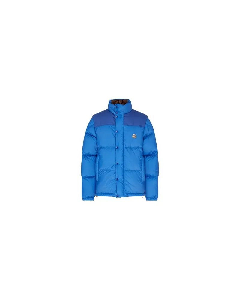 Louis Vuitton Gerader Mantel Blue