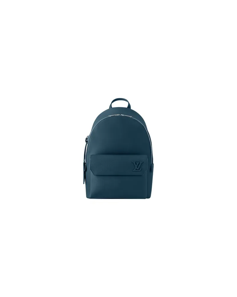Louis Vuitton Gerader Mantel Blue