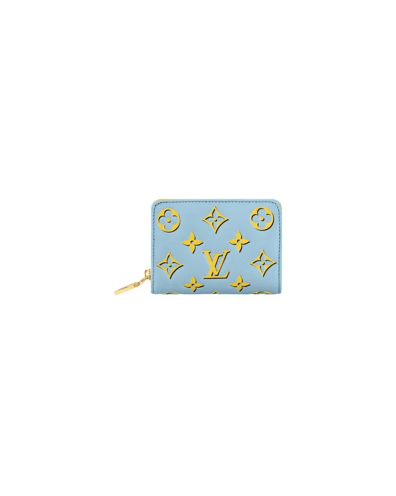Louis Vuitton Gerader Mantel Blue
